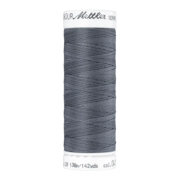 Amann Mettler - Seraflex elastisch naaigaren 130m - 0415 Old Tin - 51Dnspod | Smaakvolle damp – Verzendkosten vrij vanaf 40€