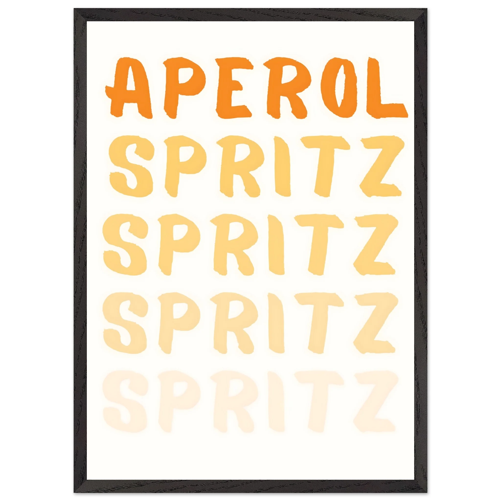 Artfulprints Poster met Lijst Aperol Spritz - Written - 50x70 cm - Oranje - 51Dnspod | Smaakvolle damp – Verzendkosten vrij vanaf 40€ Artfulprints Poster met Lijst Aperol Spritz - Written - 50x70 cm - Oranje - 51Dnspod | Smaakvolle damp – Verzendkosten vrij vanaf 40€