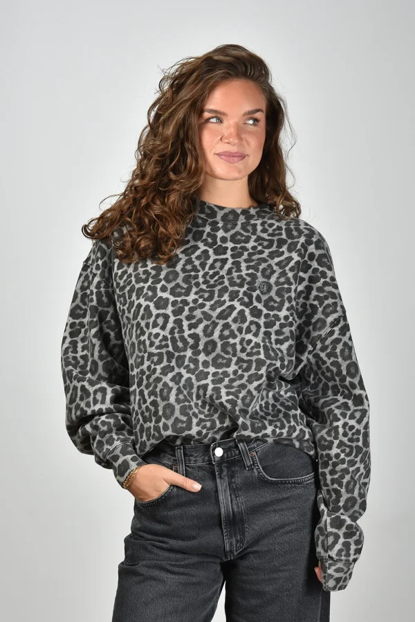 Anine Bing trui Miles A-08-11404-MTL98 leopard - 51Dnspod | Smaakvolle damp – Verzendkosten vrij vanaf 40€
