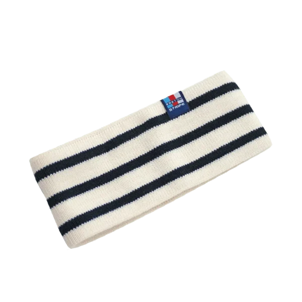 Breton haarband Fleece Natural-Navy - 51Dnspod | Smaakvolle damp – Verzendkosten vrij vanaf 40€