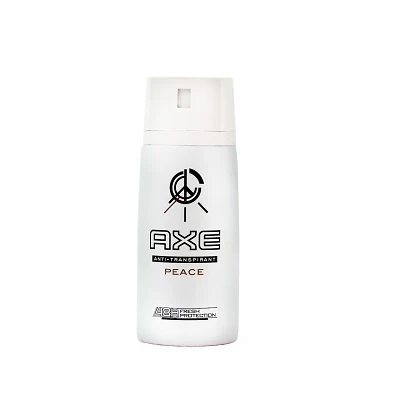 Axe Anti-Transpirant Peace - Deodorant Spray 150ml - 51Dnspod | Smaakvolle damp – Verzendkosten vrij vanaf 40€ Axe Anti-Transpirant Peace - Deodorant Spray 150ml - 51Dnspod | Smaakvolle damp – Verzendkosten vrij vanaf 40€