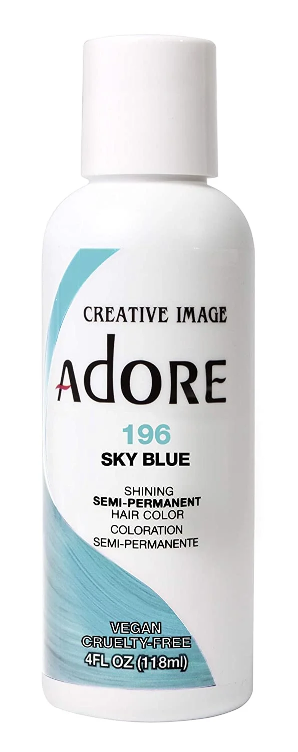 Adore Semi-Permanet Haarverf - 196 Sky Blue 118ml - 51Dnspod | Smaakvolle damp – Verzendkosten vrij vanaf 40€