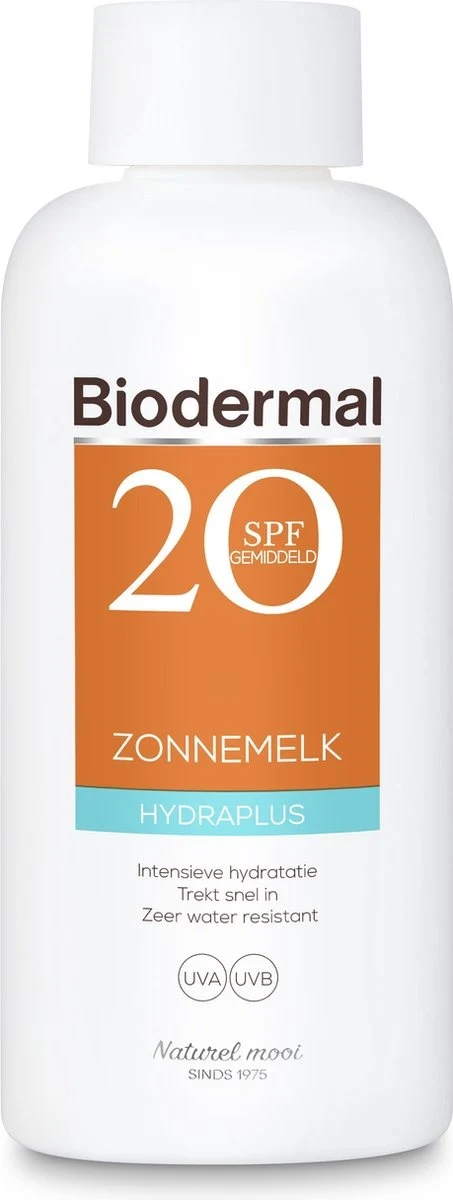 Biodermal zon - Zonnebrand - Zonnemelk Hydraplus SPF 20 - 200 ml - 51Dnspod | Smaakvolle damp – Verzendkosten vrij vanaf 40€ Biodermal zon - Zonnebrand - Zonnemelk Hydraplus SPF 20 - 200 ml - 51Dnspod | Smaakvolle damp – Verzendkosten vrij vanaf 40€