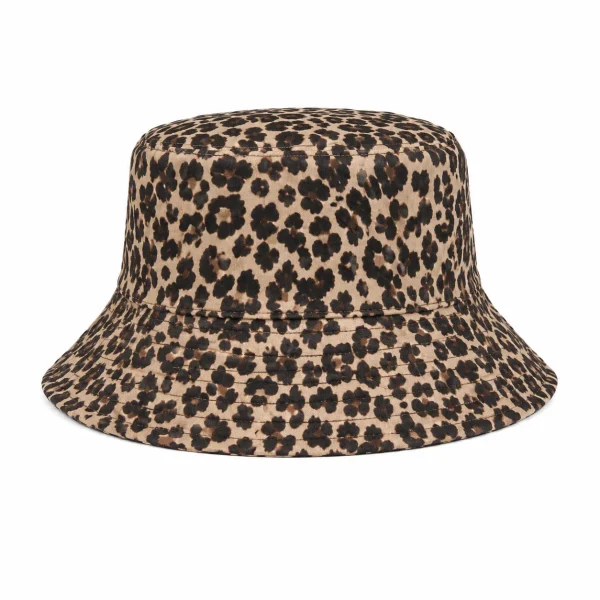 Bucket hat panter beige/bruin - 51Dnspod | Smaakvolle damp – Verzendkosten vrij vanaf 40€