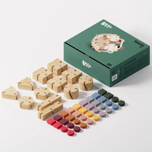 BAVVIC Family Set - 128 elementen - 51Dnspod | Smaakvolle damp – Verzendkosten vrij vanaf 40€
