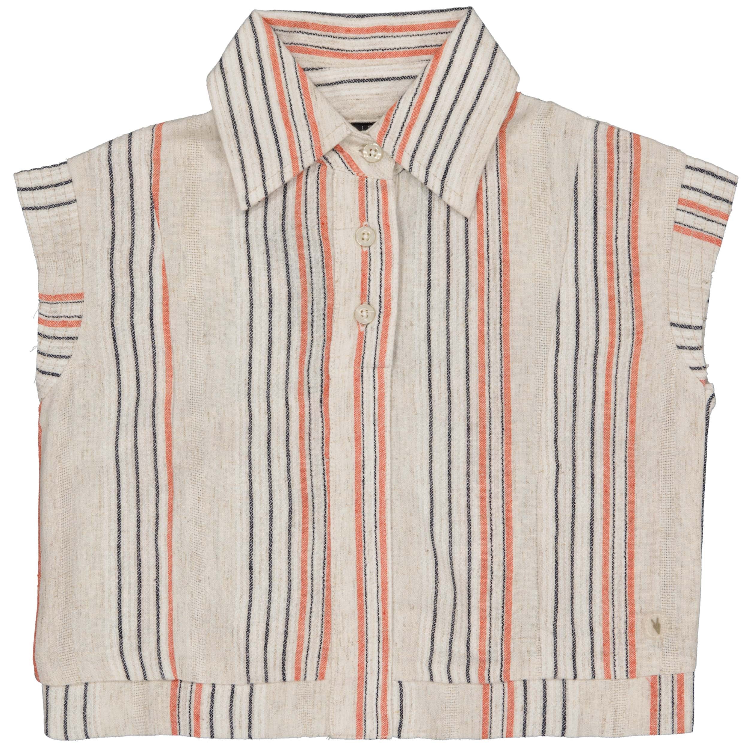 Blouse | AOP Taupe Stripe - 51Dnspod | Smaakvolle damp – Verzendkosten vrij vanaf 40€ Blouse | AOP Taupe Stripe - 51Dnspod | Smaakvolle damp – Verzendkosten vrij vanaf 40€