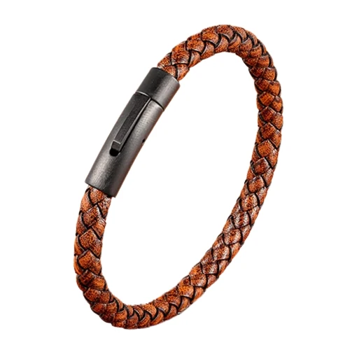 Armband Heren Leer | Enkel Gevlochten | Bruin - 51Dnspod | Smaakvolle damp – Verzendkosten vrij vanaf 40€ Armband Heren Leer | Enkel Gevlochten | Bruin - 51Dnspod | Smaakvolle damp – Verzendkosten vrij vanaf 40€