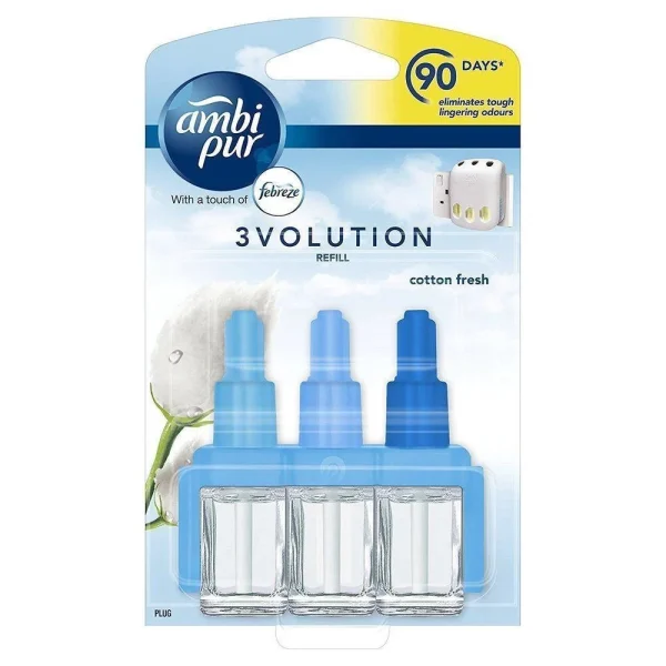 Ambi Pur 3volution Navul Cotton Fresh - 20 Ml - 51Dnspod | Smaakvolle damp – Verzendkosten vrij vanaf 40€