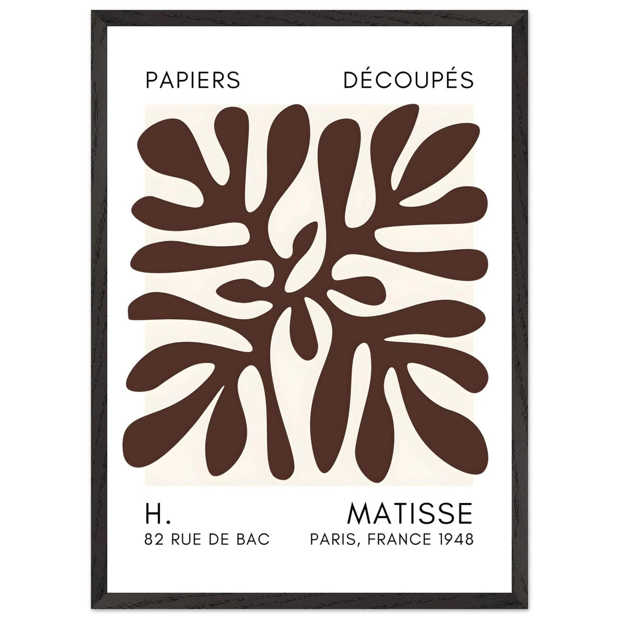 Artfulprints Poster met Lijst Matisse - Deep ocean brown - 50x70 cm - Bruin - 51Dnspod | Smaakvolle damp – Verzendkosten vrij vanaf 40€ Artfulprints Poster met Lijst Matisse - Deep ocean brown - 50x70 cm - Bruin - 51Dnspod | Smaakvolle damp – Verzendkosten vrij vanaf 40€