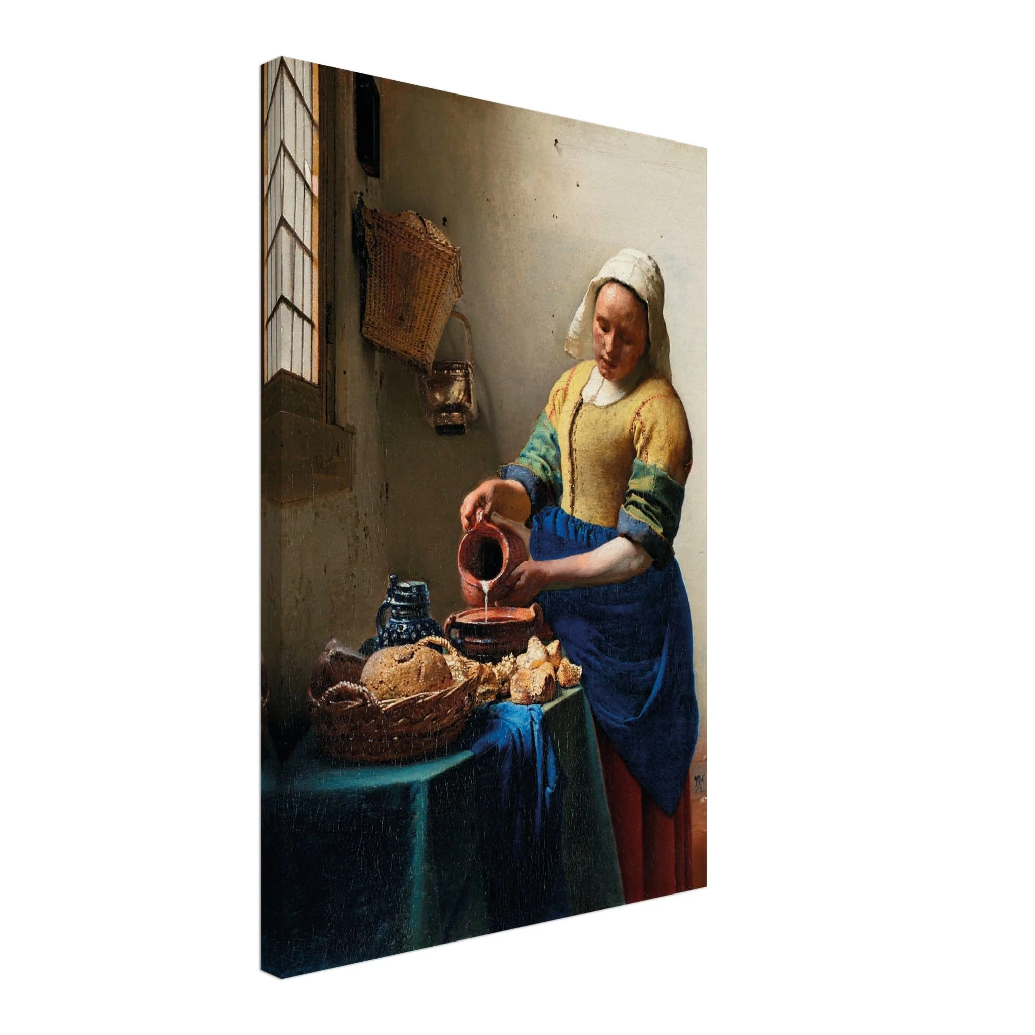 Artfulprints Canvas Johannes Vermeer – Het melkmeisje canvas - 40x60 cm - Geel - 51Dnspod | Smaakvolle damp – Verzendkosten vrij vanaf 40€ Artfulprints Canvas Johannes Vermeer – Het melkmeisje canvas - 40x60 cm - Geel - 51Dnspod | Smaakvolle damp – Verzendkosten vrij vanaf 40€