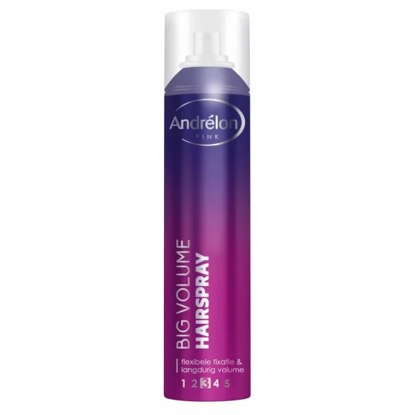 Andrélon Pink Big Volume Haarlak - 250 ml - 51Dnspod | Smaakvolle damp – Verzendkosten vrij vanaf 40€