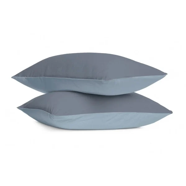 Byrklund - Kussensloop Wash & Rest - 2x 60x70 cm - Blauw - 51Dnspod | Smaakvolle damp – Verzendkosten vrij vanaf 40€