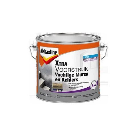 Alabastine Xtra Voorstrijk vochtige muren en kelders mat wit 2,5l - 51Dnspod | Smaakvolle damp – Verzendkosten vrij vanaf 40€ Alabastine Xtra Voorstrijk vochtige muren en kelders mat wit 2,5l - 51Dnspod | Smaakvolle damp – Verzendkosten vrij vanaf 40€