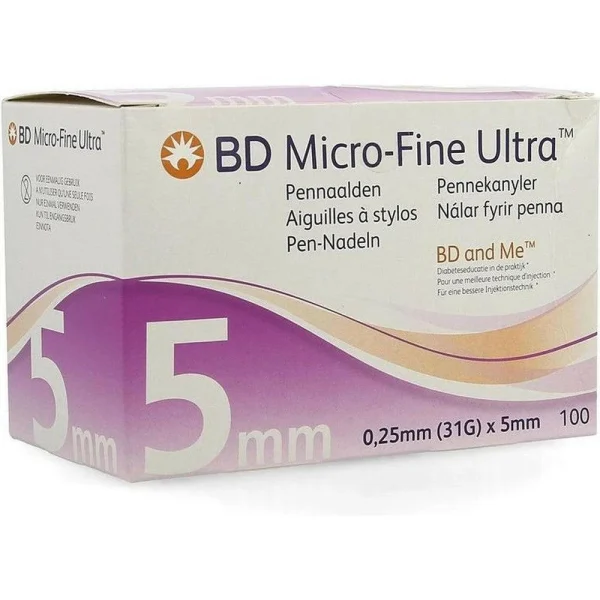 BD Micro-Fine Ultra 31G 5 mm pennaalden (100) - 51Dnspod | Smaakvolle damp – Verzendkosten vrij vanaf 40€