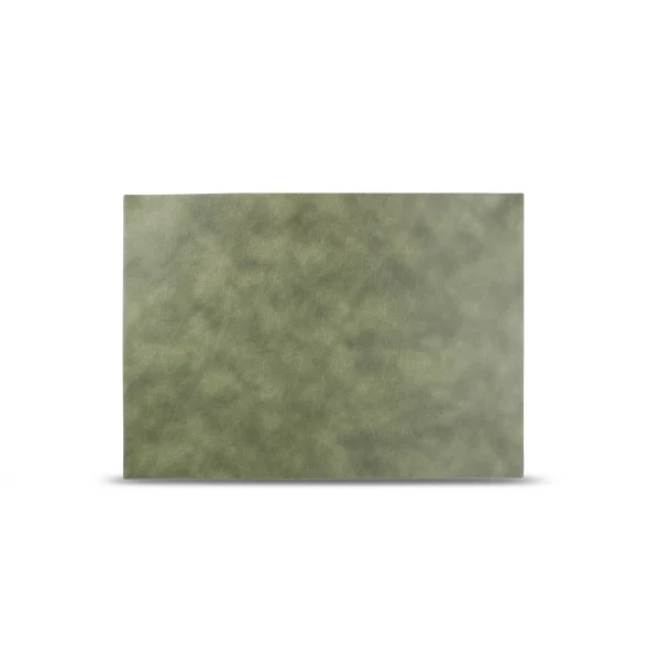 Bonbistro - Placemat 43x30cm lederlook groen Layer - Set van 4 - 51Dnspod | Smaakvolle damp – Verzendkosten vrij vanaf 40€