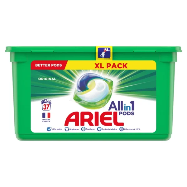 Ariel Wasmiddel 3in1 Pods Regular 37 stuks - 51Dnspod | Smaakvolle damp – Verzendkosten vrij vanaf 40€