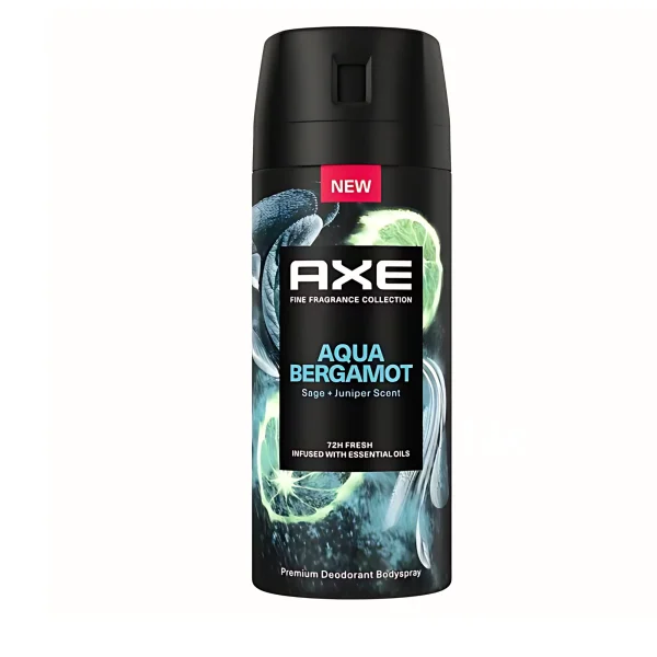 Axe Reis verpakking Fine Fragrance Collection Aqua Bergamot premium deodorant bodyspray 0.35 ML - 51Dnspod | Smaakvolle damp – Verzendkosten vrij vanaf 40€