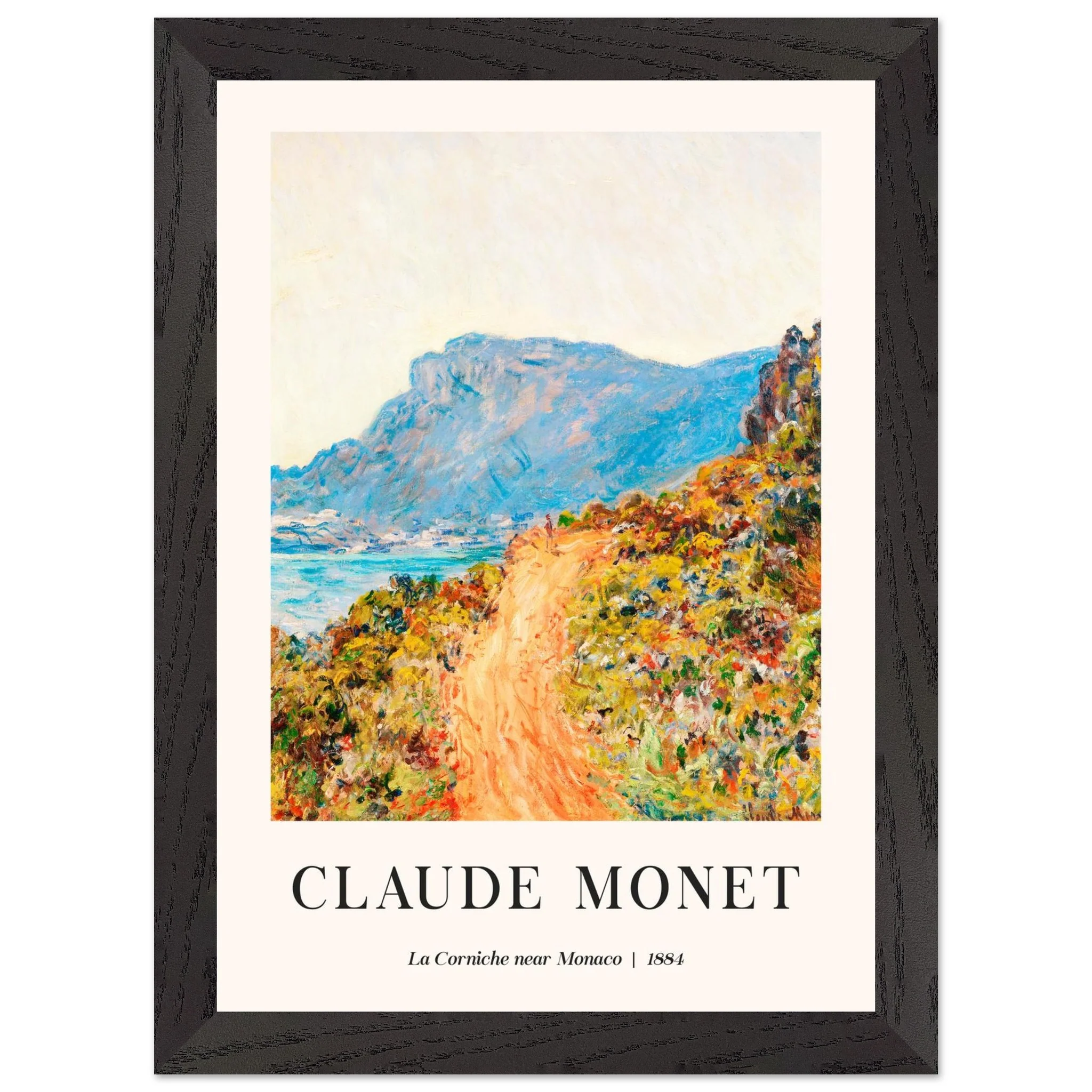 Artfulprints Poster met Lijst Claude Monet - La Corniche near Monaco - A4 21x29.7 cm - Meerkleurig - 51Dnspod | Smaakvolle damp – Verzendkosten vrij vanaf 40€ Artfulprints Poster met Lijst Claude Monet - La Corniche near Monaco - A4 21x29.7 cm - Meerkleurig - 51Dnspod | Smaakvolle damp – Verzendkosten vrij vanaf 40€