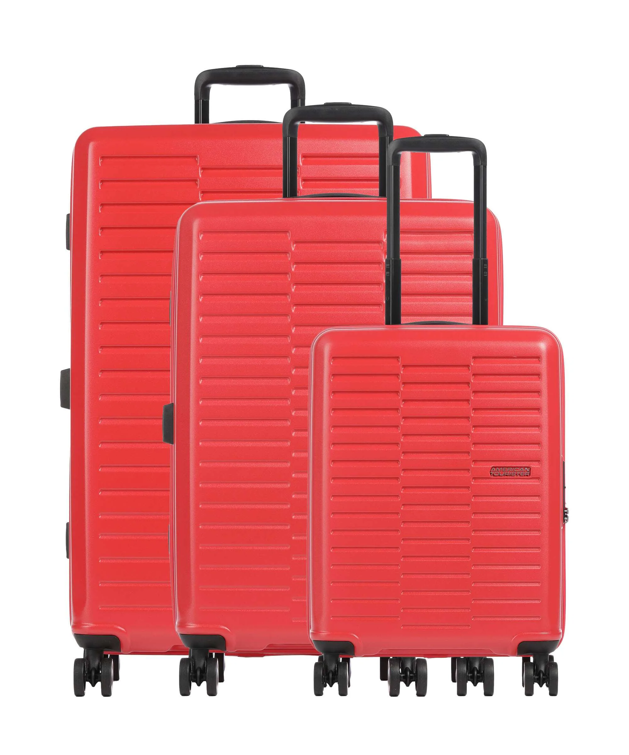 American Tourister Sunset Hills Kofferset (4 wielen) apple red - 51Dnspod | Smaakvolle damp – Verzendkosten vrij vanaf 40€ American Tourister Sunset Hills Kofferset (4 wielen) apple red - 51Dnspod | Smaakvolle damp – Verzendkosten vrij vanaf 40€