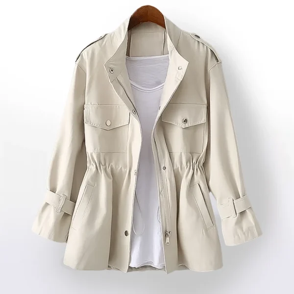 Amira – Tijdloze Dames Trenchcoat - 51Dnspod | Smaakvolle damp – Verzendkosten vrij vanaf 40€