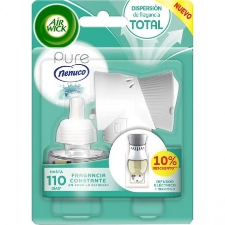 Airwick Nenuco - Elektrische Luchtverfrisser Apparaat + Navulling 19ml - 51Dnspod | Smaakvolle damp – Verzendkosten vrij vanaf 40€