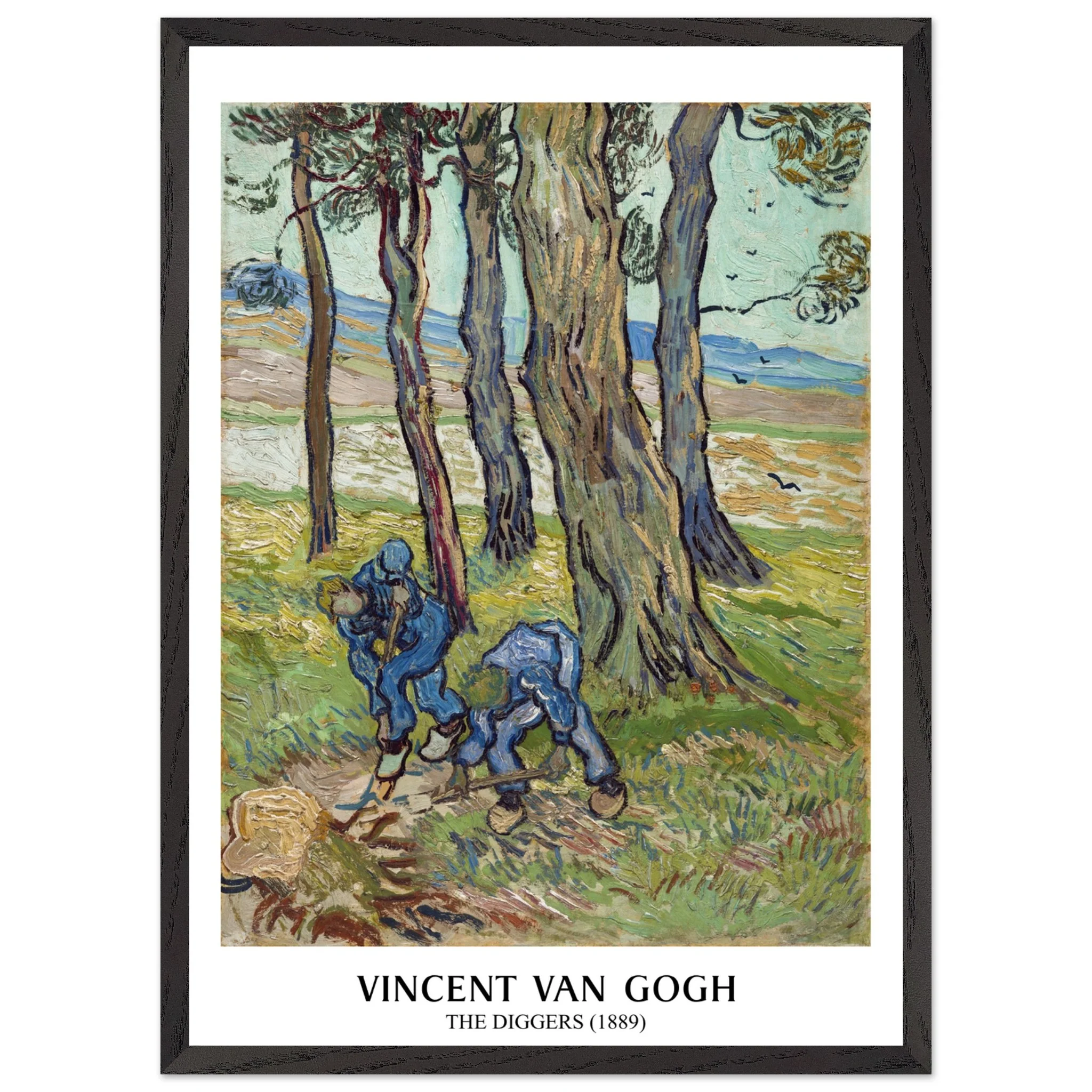 Artfulprints Poster met Lijst Vincent van Gogh - The diggers - 50x70 cm - Groen - 51Dnspod | Smaakvolle damp – Verzendkosten vrij vanaf 40€ Artfulprints Poster met Lijst Vincent van Gogh - The diggers - 50x70 cm - Groen - 51Dnspod | Smaakvolle damp – Verzendkosten vrij vanaf 40€