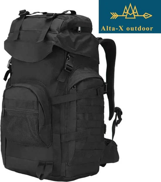 Alta-X Grote Tactische Rugzak Zwart - 51Dnspod | Smaakvolle damp – Verzendkosten vrij vanaf 40€