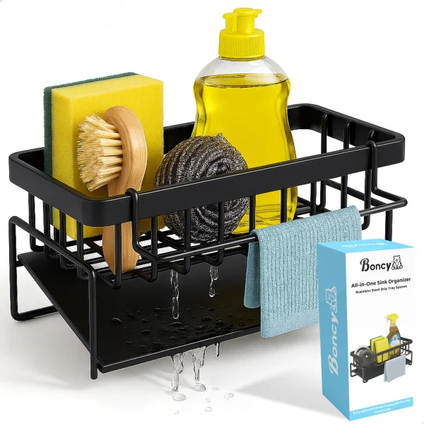 Boncy® Gootsteen Organizer - 51Dnspod | Smaakvolle damp – Verzendkosten vrij vanaf 40€