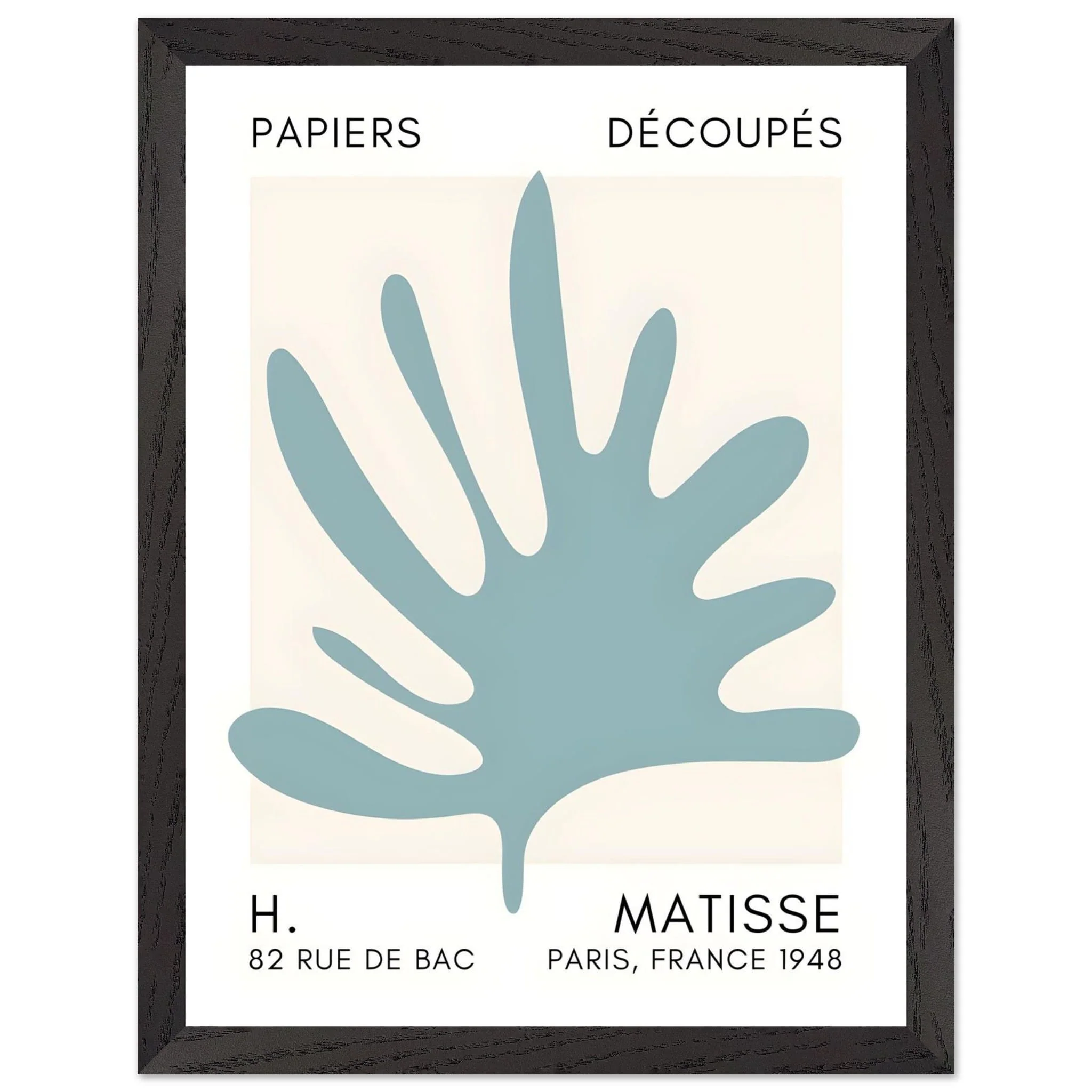 Artfulprints Poster met Lijst Matisse – Coral drift turquoise - 30x40 cm - Turquoise - 51Dnspod | Smaakvolle damp – Verzendkosten vrij vanaf 40€ Artfulprints Poster met Lijst Matisse – Coral drift turquoise - 30x40 cm - Turquoise - 51Dnspod | Smaakvolle damp – Verzendkosten vrij vanaf 40€