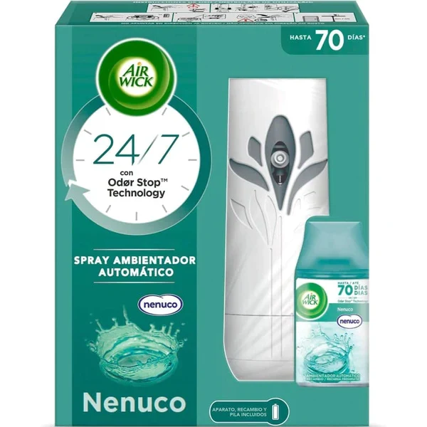 Airwick Fresh Matic +Refill Nenuco - 51Dnspod | Smaakvolle damp – Verzendkosten vrij vanaf 40€ Airwick Fresh Matic +Refill Nenuco - 51Dnspod | Smaakvolle damp – Verzendkosten vrij vanaf 40€