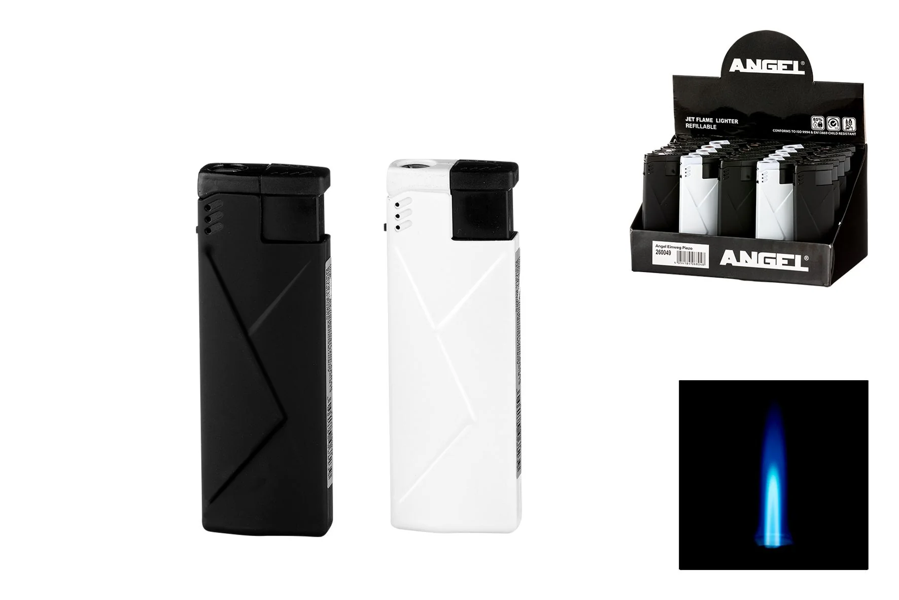 Angel Jetflame with Alu Case, black/white 5 stuks - 51Dnspod | Smaakvolle damp – Verzendkosten vrij vanaf 40€ Angel Jetflame with Alu Case, black/white 5 stuks - 51Dnspod | Smaakvolle damp – Verzendkosten vrij vanaf 40€