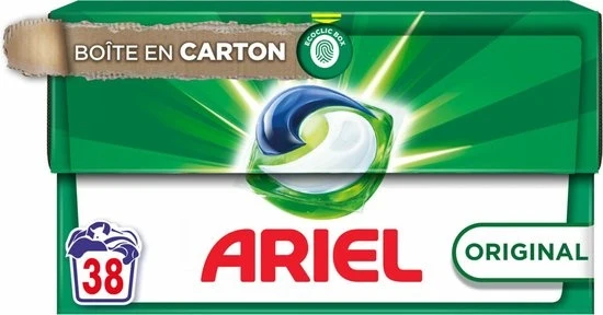 Ariel All-in-1 Pods Wasmiddelcapsules Original 38 stuks - Verpakking beschadigd - 51Dnspod | Smaakvolle damp – Verzendkosten vrij vanaf 40€ Ariel All-in-1 Pods Wasmiddelcapsules Original 38 stuks - Verpakking beschadigd - 51Dnspod | Smaakvolle damp – Verzendkosten vrij vanaf 40€