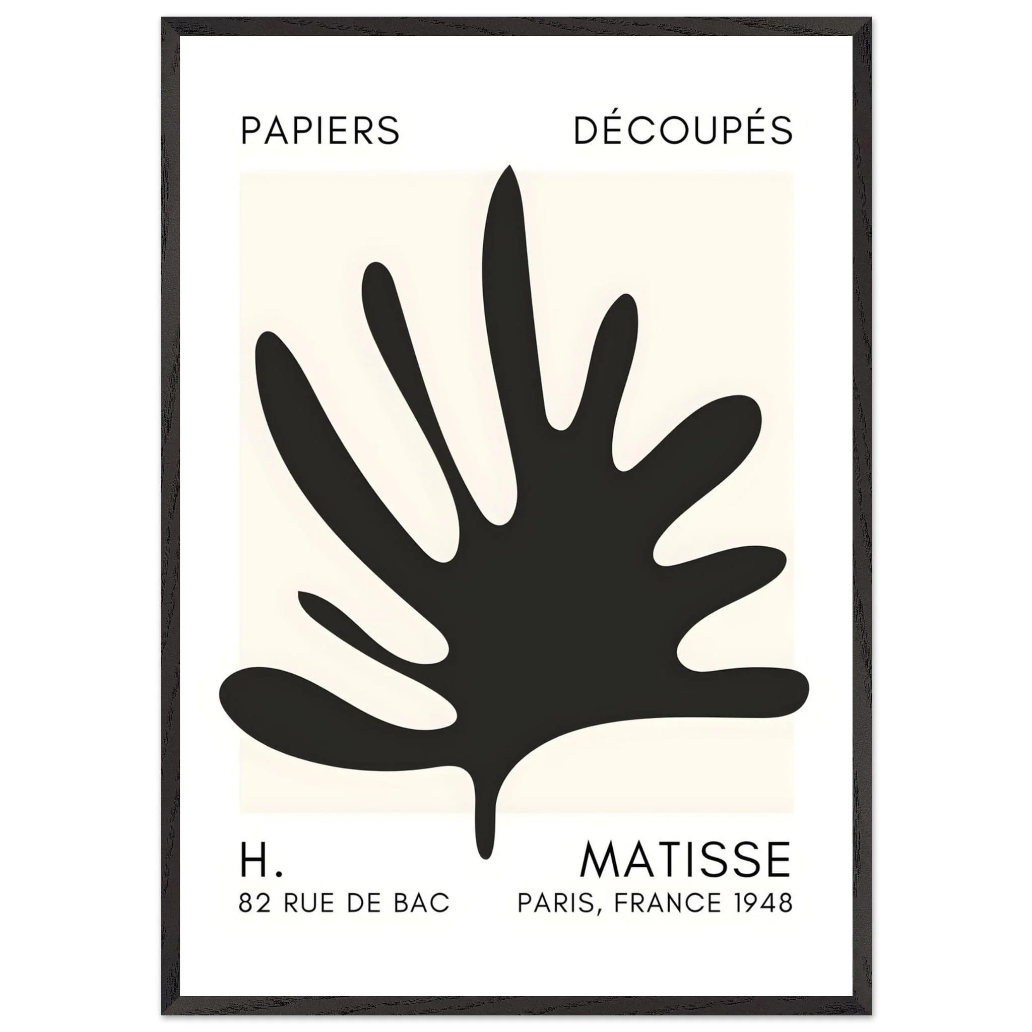 Artfulprints Poster met Lijst Matisse – Coral drift black - 70x100 cm - Zwart - 51Dnspod | Smaakvolle damp – Verzendkosten vrij vanaf 40€ Artfulprints Poster met Lijst Matisse – Coral drift black - 70x100 cm - Zwart - 51Dnspod | Smaakvolle damp – Verzendkosten vrij vanaf 40€