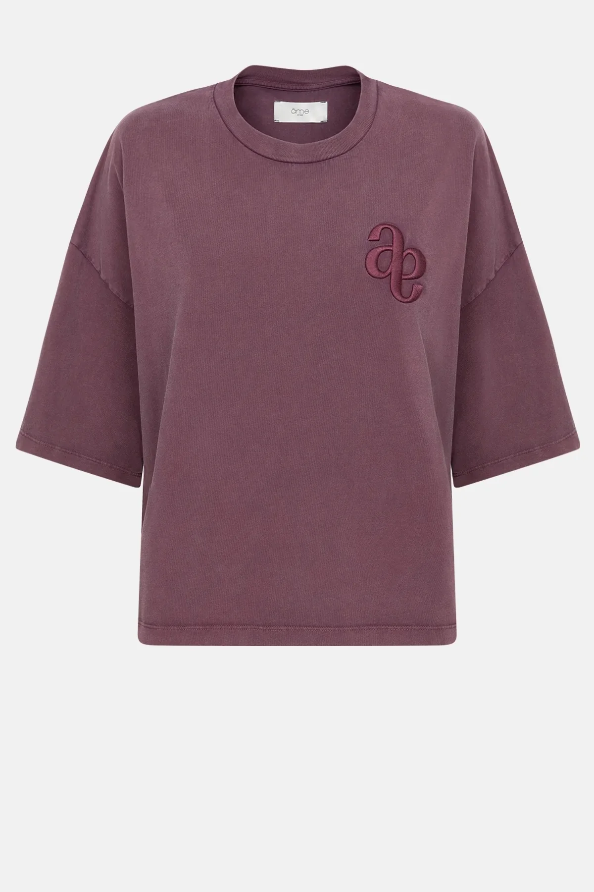 ÂME Antwerp Eloise-A Boxy T-Shirt | Vintage Plum - 51Dnspod | Smaakvolle damp – Verzendkosten vrij vanaf 40€ ÂME Antwerp Eloise-A Boxy T-Shirt | Vintage Plum - 51Dnspod | Smaakvolle damp – Verzendkosten vrij vanaf 40€