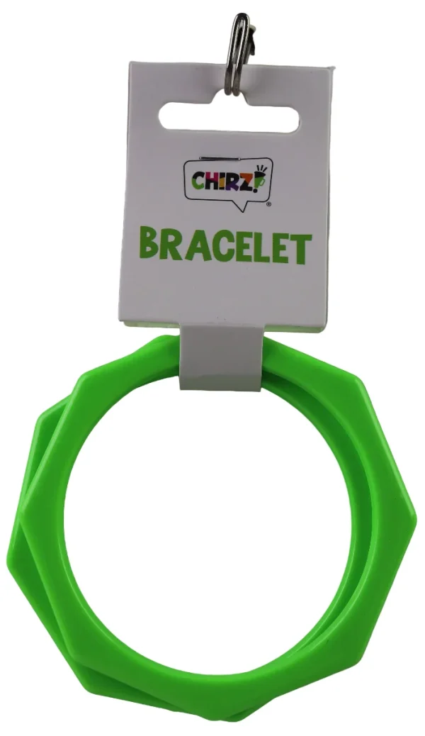 Armbanden hoekig neon groen set 2 stuks - 51Dnspod | Smaakvolle damp – Verzendkosten vrij vanaf 40€