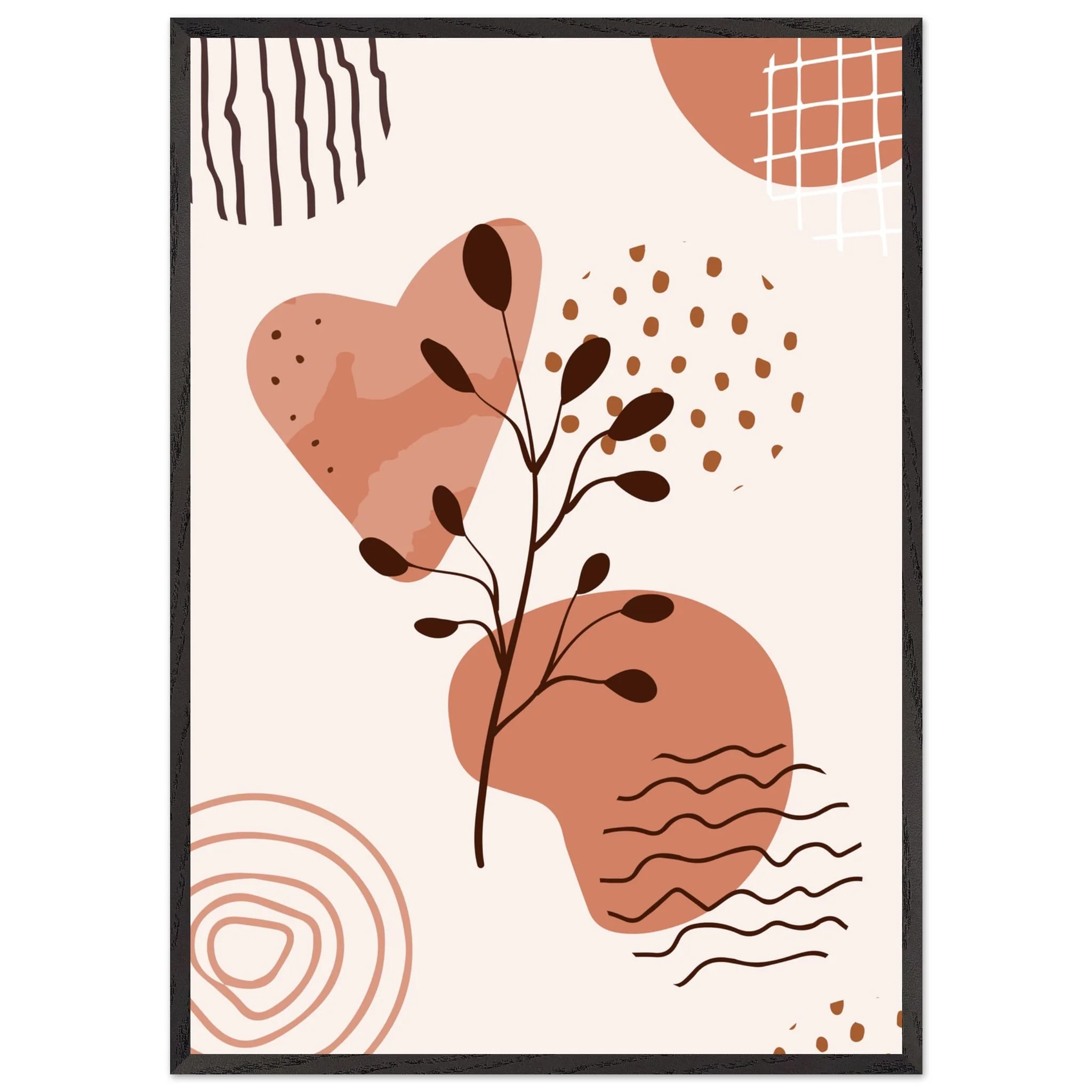 Artfulprints Poster met Lijst Boho – Nature swirl - 70x100 cm - Bruin - 51Dnspod | Smaakvolle damp – Verzendkosten vrij vanaf 40€ Artfulprints Poster met Lijst Boho – Nature swirl - 70x100 cm - Bruin - 51Dnspod | Smaakvolle damp – Verzendkosten vrij vanaf 40€