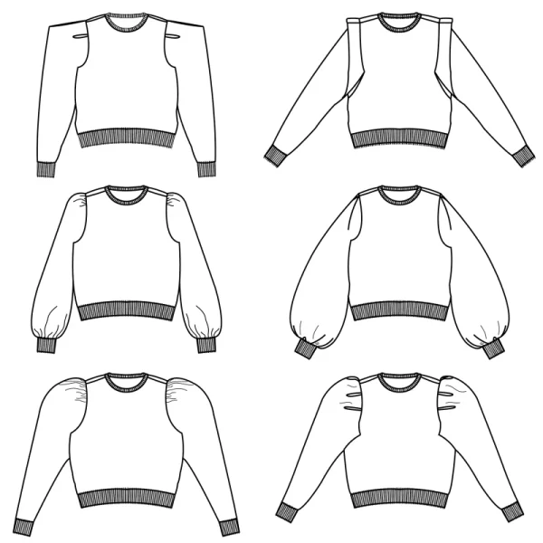 Bel'Etoile - Hera sweater dames en tieners (papieren patroon) - 51Dnspod | Smaakvolle damp – Verzendkosten vrij vanaf 40€
