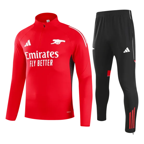 Arsenal Joggingpak met rit Set(top+broek) 2025/26 Red - 51Dnspod | Smaakvolle damp – Verzendkosten vrij vanaf 40€