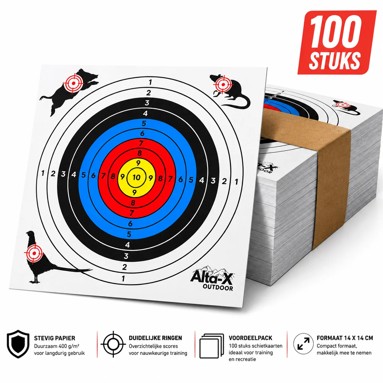 Alta-X Schietkaarten 100 Stuks 14×14 cm – 400 g/m² Classic Competition Pro Green/Red - 51Dnspod | Smaakvolle damp – Verzendkosten vrij vanaf 40€ Alta-X Schietkaarten 100 Stuks 14×14 cm – 400 g/m² Classic Competition Pro Green/Red - 51Dnspod | Smaakvolle damp – Verzendkosten vrij vanaf 40€