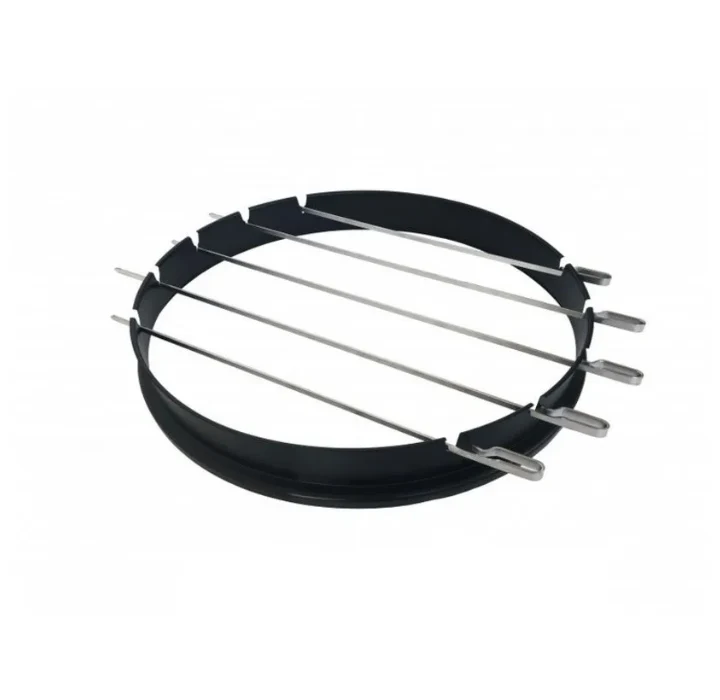 BBQ Rotisserie Ring 57cm met Spiesen Set - 51Dnspod | Smaakvolle damp – Verzendkosten vrij vanaf 40€ BBQ Rotisserie Ring 57cm met Spiesen Set - 51Dnspod | Smaakvolle damp – Verzendkosten vrij vanaf 40€