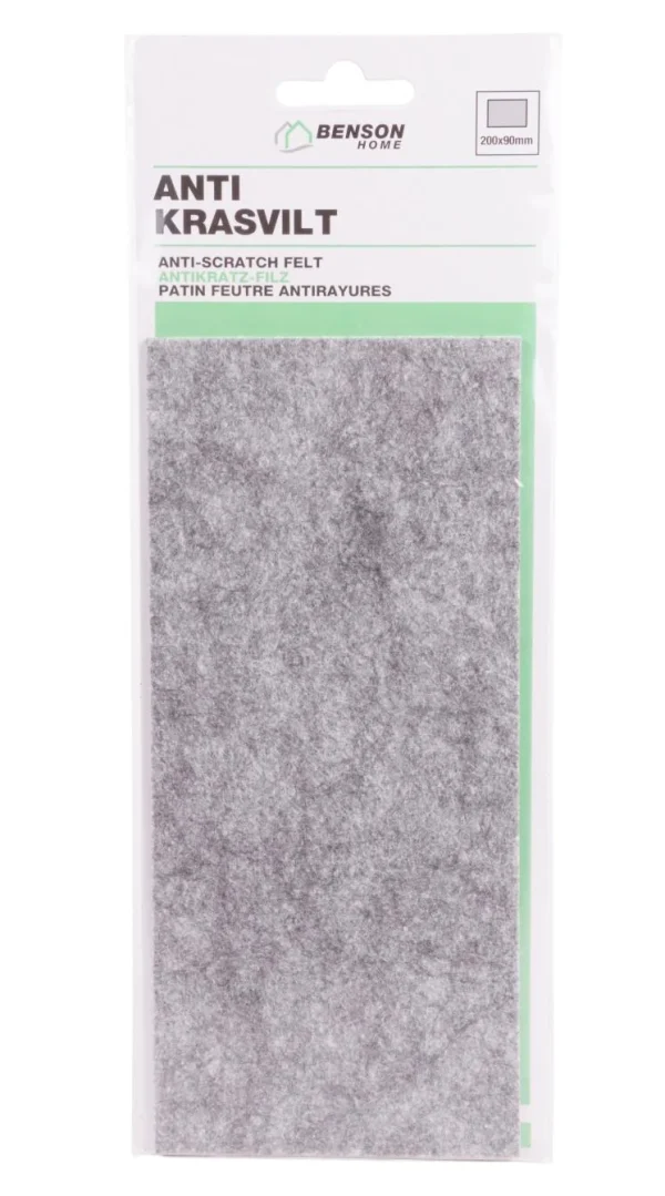 Antikrasvilt 20 x 9 cm grijs - 51Dnspod | Smaakvolle damp – Verzendkosten vrij vanaf 40€