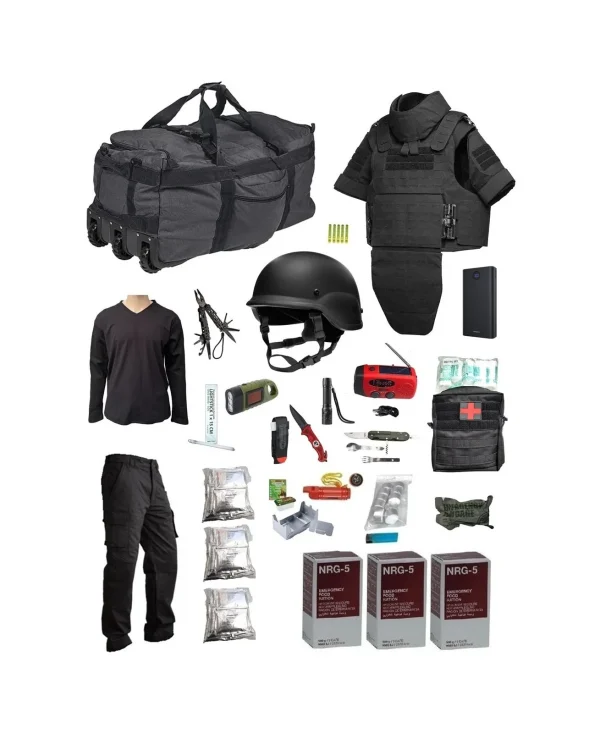 Anti drone noodpakket België 72h survival zwart - 51Dnspod | Smaakvolle damp – Verzendkosten vrij vanaf 40€
