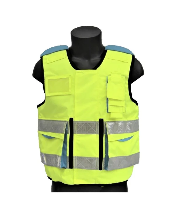 Ambulance high visibility fluo geel kogelvrij vest HO1-KR1 Sioen - 51Dnspod | Smaakvolle damp – Verzendkosten vrij vanaf 40€