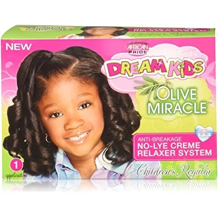 African Pride Dream Kids Olive Miracle - No-Lye Creme Relaxer System - 51Dnspod | Smaakvolle damp – Verzendkosten vrij vanaf 40€