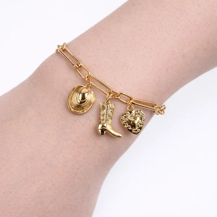 Armband cowboy goud #430 - 51Dnspod | Smaakvolle damp – Verzendkosten vrij vanaf 40€ Armband cowboy goud #430 - 51Dnspod | Smaakvolle damp – Verzendkosten vrij vanaf 40€