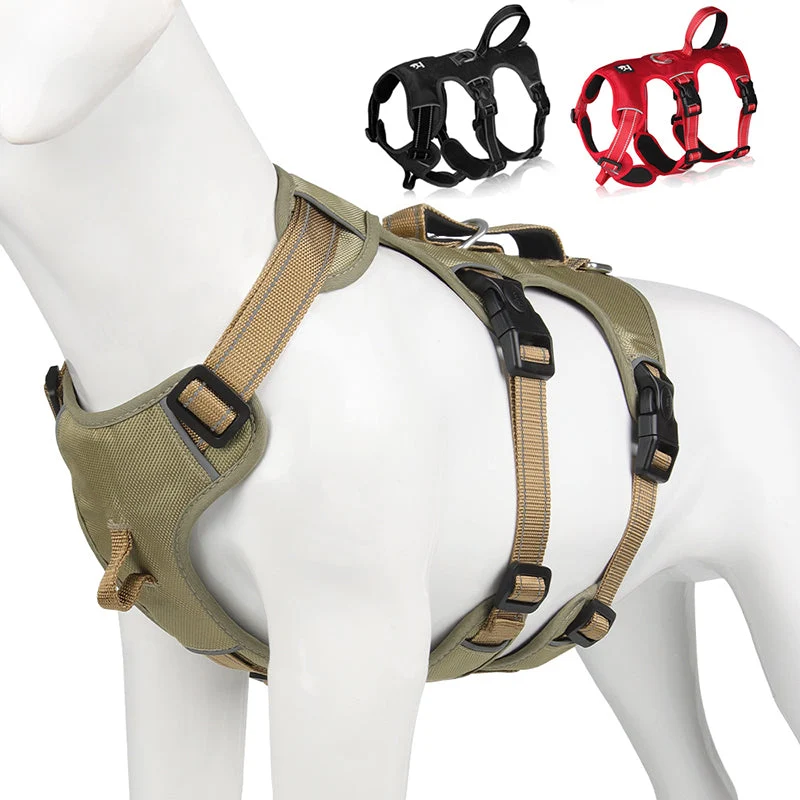 BARKMATE - Reflecterend Hondentuig Anti-Trek en Vlucht met Handvat - 51Dnspod | Smaakvolle damp – Verzendkosten vrij vanaf 40€ BARKMATE - Reflecterend Hondentuig Anti-Trek en Vlucht met Handvat - 51Dnspod | Smaakvolle damp – Verzendkosten vrij vanaf 40€