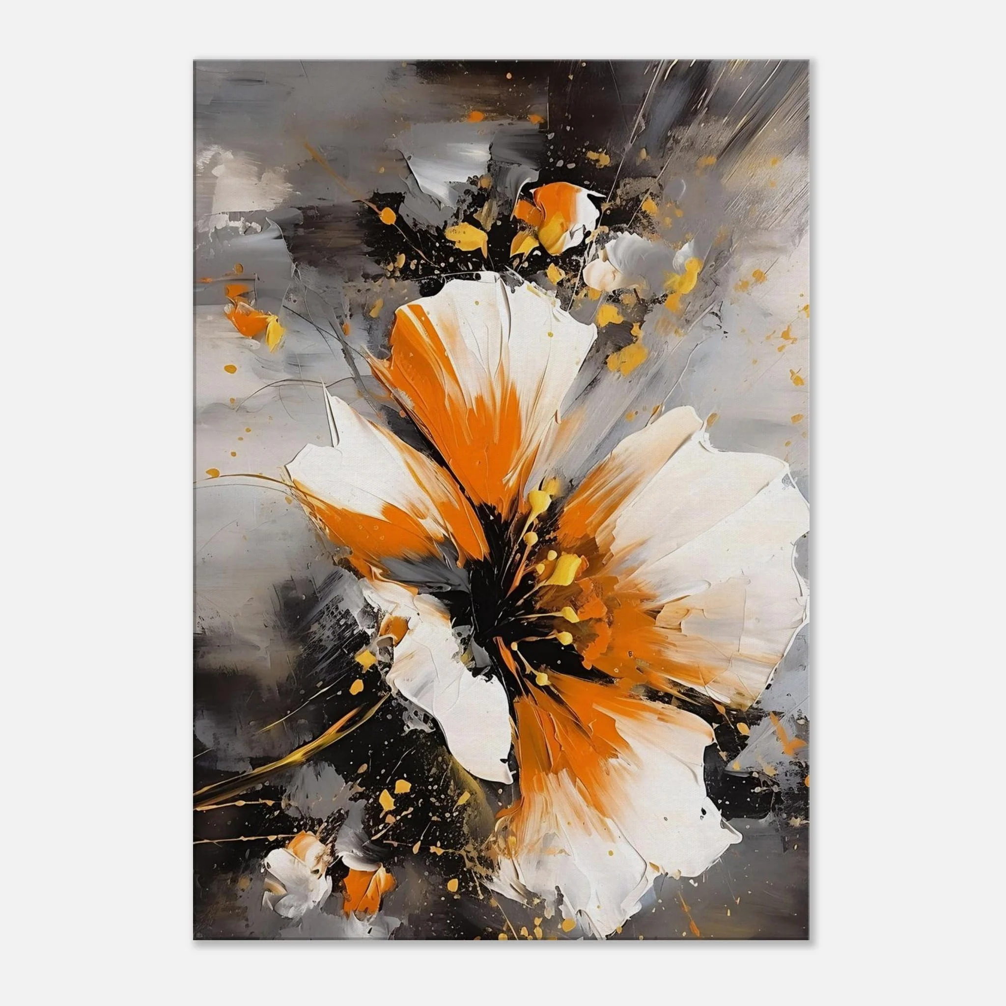 Artfulprints Canvas Abstract floral expression canvas - 80x120 cm - Oranje - 51Dnspod | Smaakvolle damp – Verzendkosten vrij vanaf 40€ Artfulprints Canvas Abstract floral expression canvas - 80x120 cm - Oranje - 51Dnspod | Smaakvolle damp – Verzendkosten vrij vanaf 40€