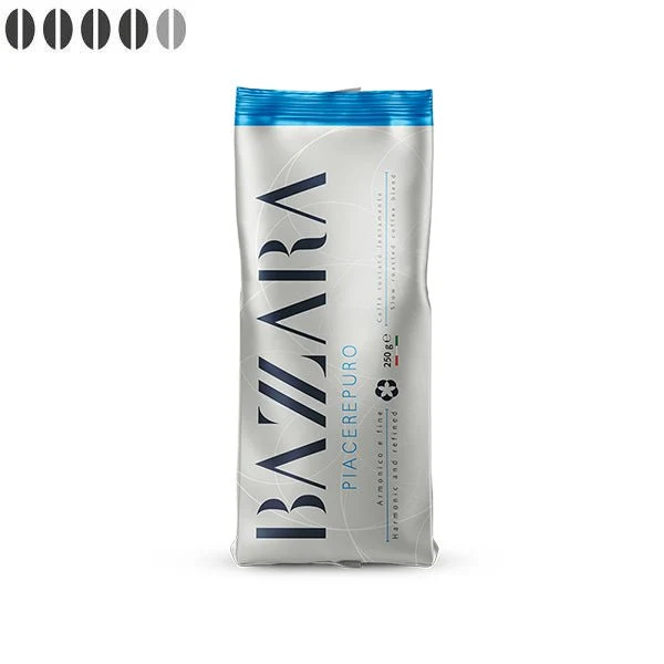 Bazzara Piacerepuro 250g koffiebonen - 51Dnspod | Smaakvolle damp – Verzendkosten vrij vanaf 40€ Bazzara Piacerepuro 250g koffiebonen - 51Dnspod | Smaakvolle damp – Verzendkosten vrij vanaf 40€