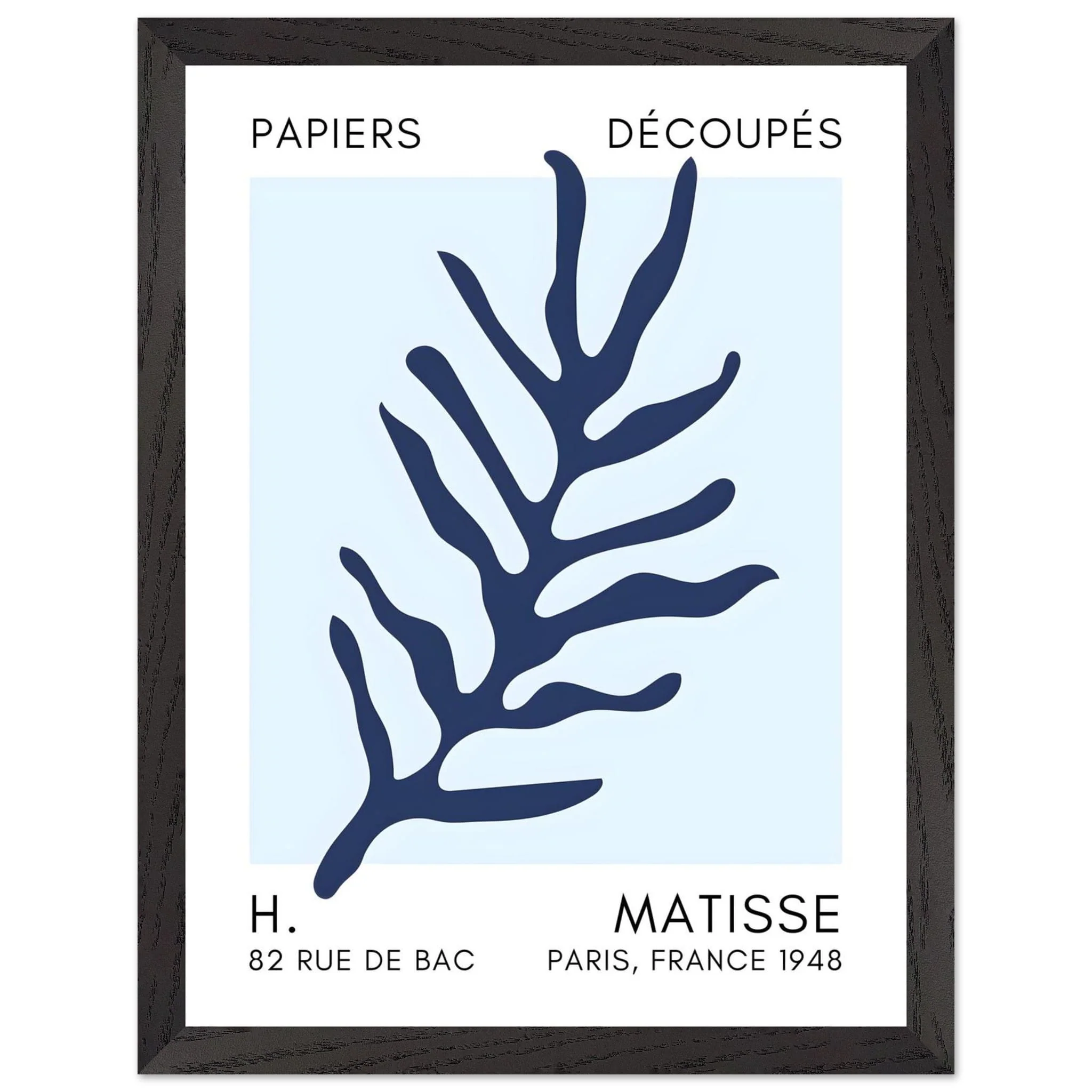 Artfulprints Poster met Lijst Matisse – Ocean flora navy blue I - 30x40 cm - Blauw - 51Dnspod | Smaakvolle damp – Verzendkosten vrij vanaf 40€ Artfulprints Poster met Lijst Matisse – Ocean flora navy blue I - 30x40 cm - Blauw - 51Dnspod | Smaakvolle damp – Verzendkosten vrij vanaf 40€