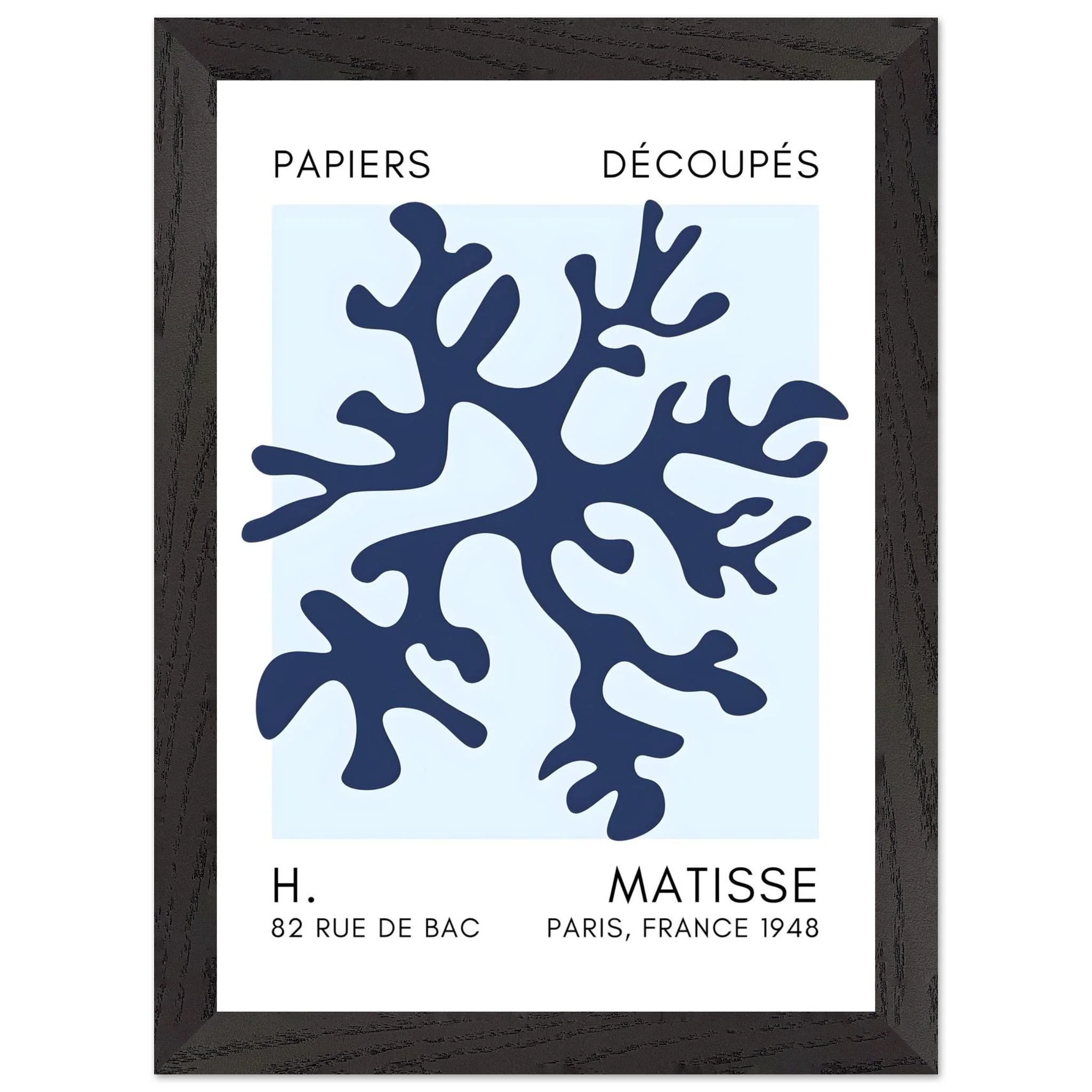 Artfulprints Poster met Lijst Matisse – Dreamy coral flower navy blue I - A4 21x29.7 cm - Blauw - 51Dnspod | Smaakvolle damp – Verzendkosten vrij vanaf 40€ Artfulprints Poster met Lijst Matisse – Dreamy coral flower navy blue I - A4 21x29.7 cm - Blauw - 51Dnspod | Smaakvolle damp – Verzendkosten vrij vanaf 40€
